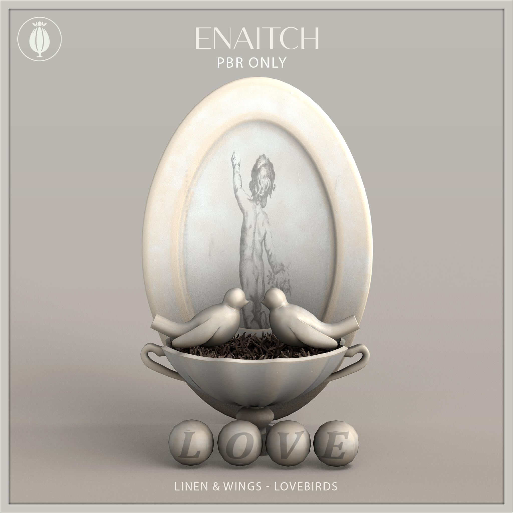 Linen&Wings lovebirds
