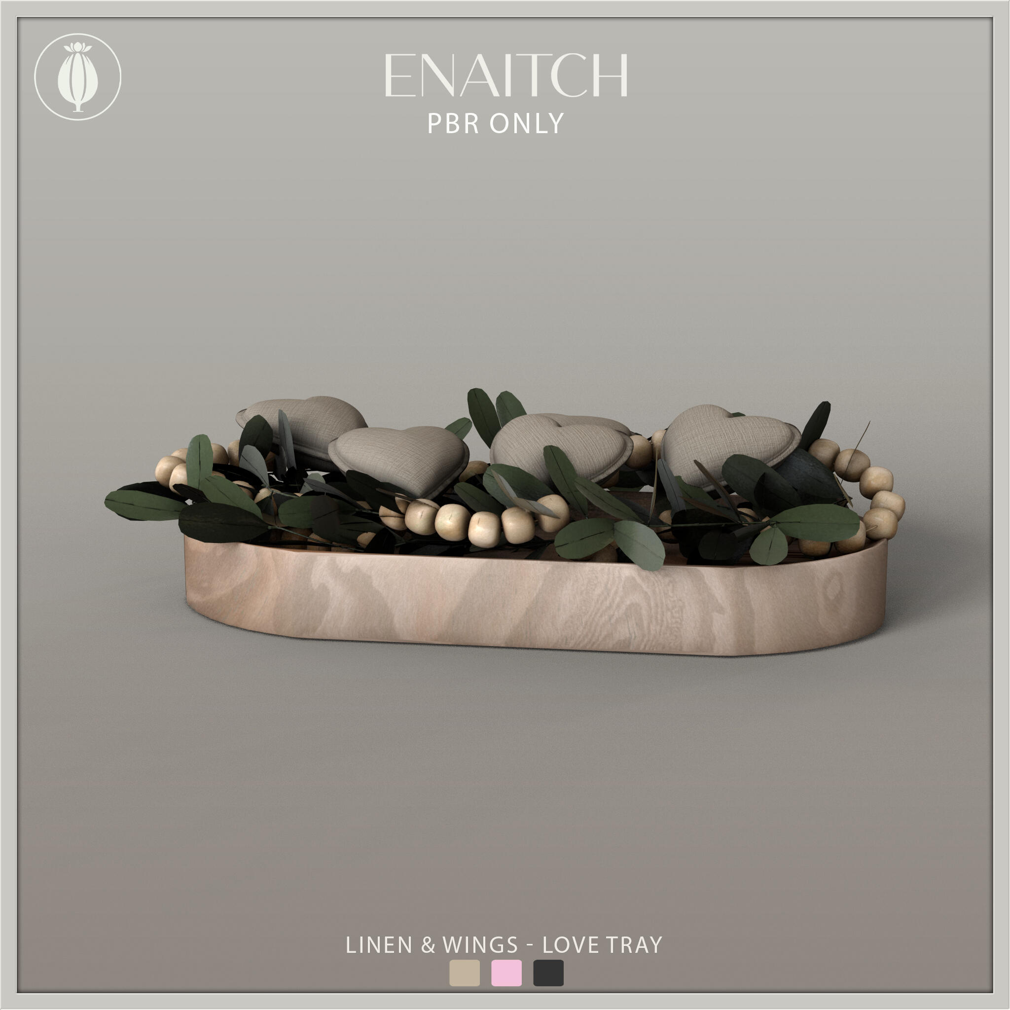 Linen&wings love tray