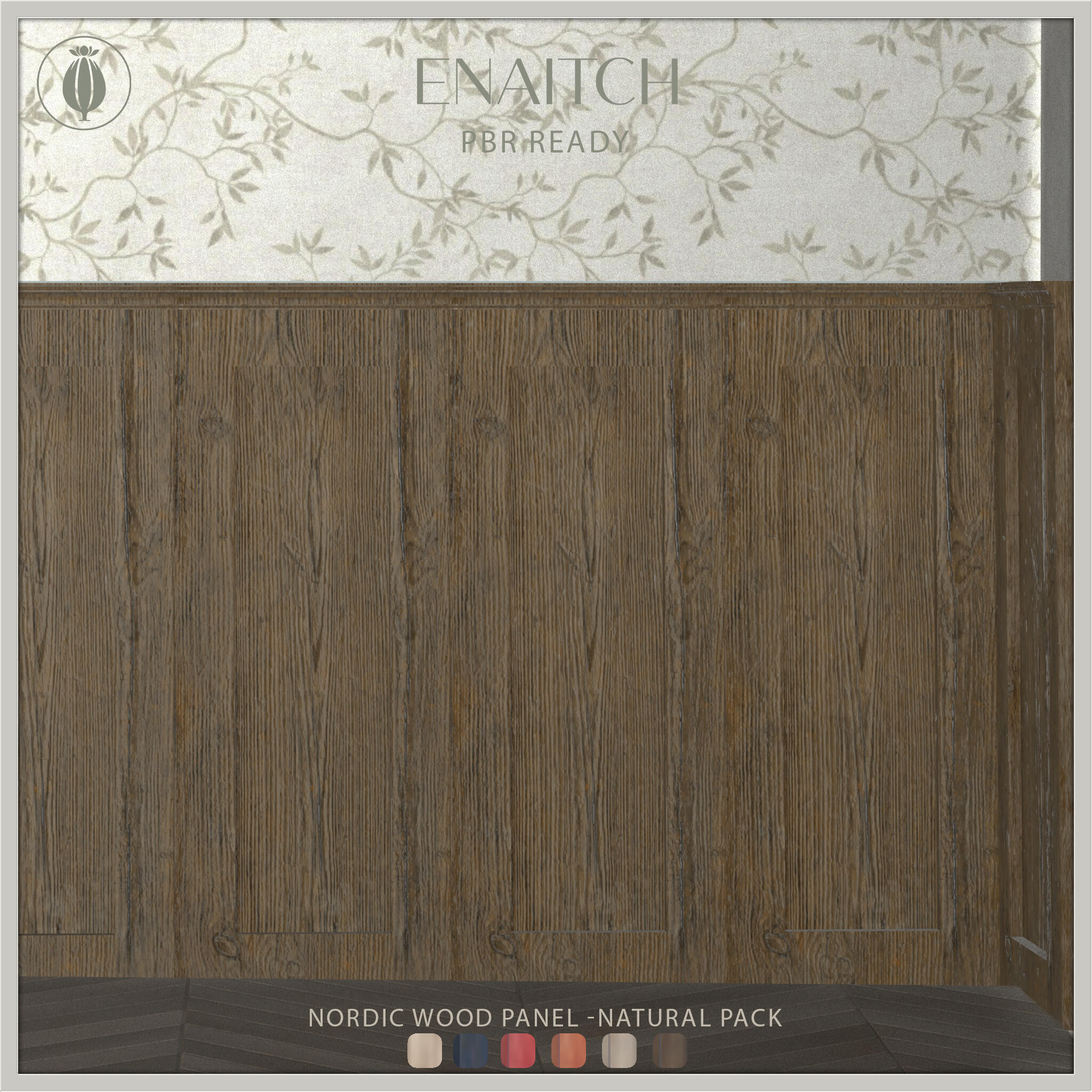 Nordic wood panel natural