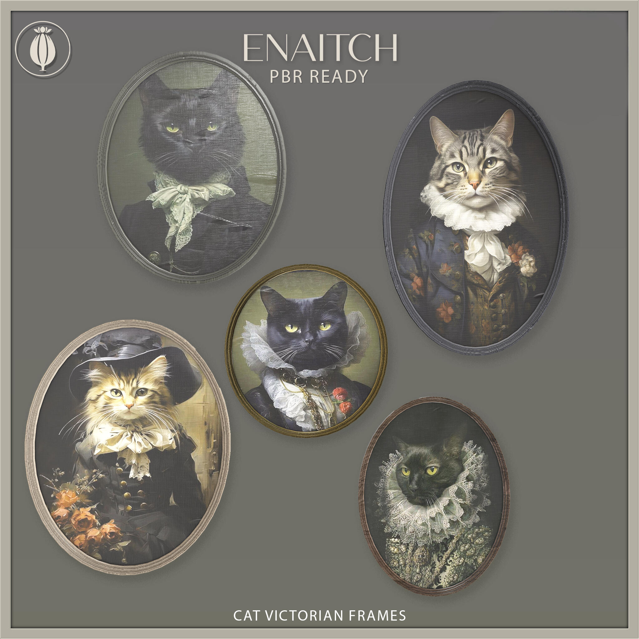 Cat Victorian frames